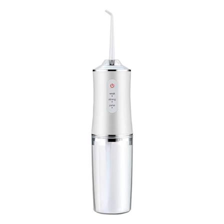 Oral irrigator Portabel tandläkarvattenflosser USB uppladdningsbar vattenstråle tandtråd tandpetare 4 jetspetsar 220 ml 3 lägen IPX7 1400 rpm