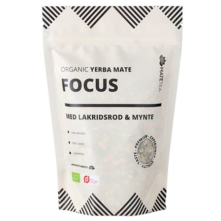 Matetea Yerba Mate Focus Lakridsrod Og Mynte Ø 180 g, Helse & Madvarer, Te, Øvrig Te