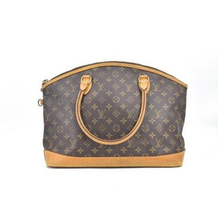 Louis Vuitton Vintage Pre-owned Monogram Lockit Horizontal Brun, Dame Vintage Tasker, Størrelse: ONE Size