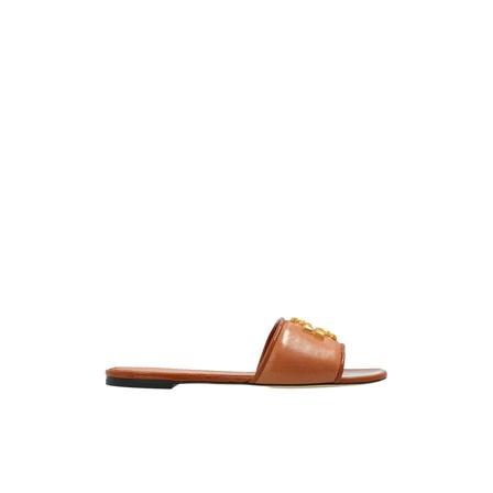 Tory Burch Sliders brun, Dam Flip-flops, Dam, Storlek: 41 EU