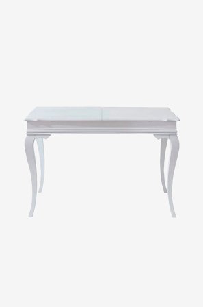 Hanah Home - Udtrækkeligt spisebord - Katie - Hvid - Spiseborde - Fra Homeroom