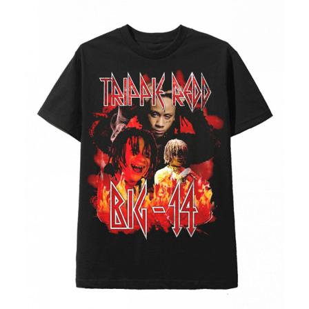 Vintage Tee Retro 90S T-shirt Trippie Redd Black S