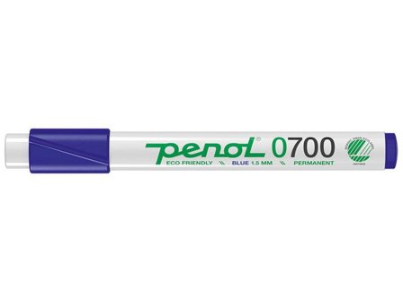 PENOL Märkpenna 0-700 perm 1,5mm blå - Lyreco - Kontorsmaterial - Pennor - Märkpennor - Rund spets