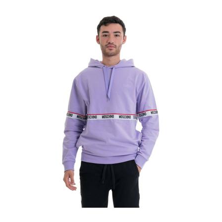 Moschino, Hoodies Fioletowy, Mężczyzna, Rozmiar: S