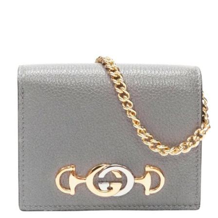 Gucci Vintage, Pre-owned Leather gucci-bags Grijs, unisex, Maat:ONE Size,leer