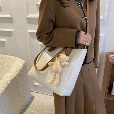 Stor kapacitet damhinkväska tote väska budväska