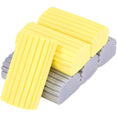 6 stk. Fugtig Støvsvamp, Støvrensningssvampe, Genanvendelig Støvsvamp, Snavsviskelæder, Vådsvamp til Rengøring af Hjemmet, Vinduer, Spejle, Persienner