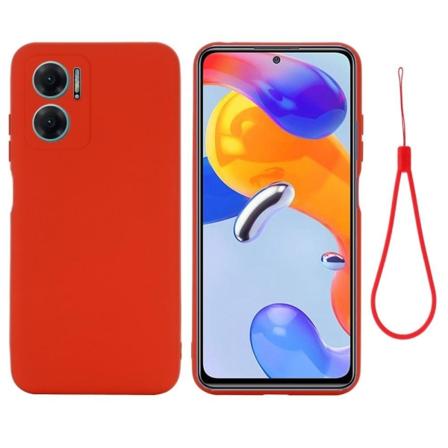 Matte Liquid Xiaomi Redmi 10 silikone cover - Rød Red
