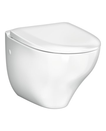 Gustavsberg Nautic 1530 WC-skål vegghengt Med Soft Close/Quick Release-sete, Baderom