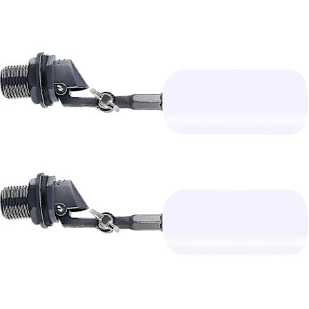 2-pakke 4-minutters vannstandsflotørventil Flytende ventil, automatisk fyllingsdrikkemaskin Flytende kuleventil med justerbar arm Globe kuleventil 