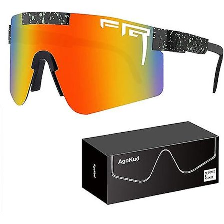 Polariserede Solbriller til Mænd og Kvinder, Baseball Solbriller UV400, Udendørs Sportsfarvede Cykling