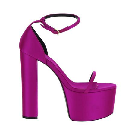 Sergio Rossi Evangelie rosa, Dam Sandaler, Dam, Storlek: 36 EU