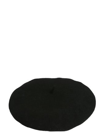 Pcfrench Wool Beret Black Pieces