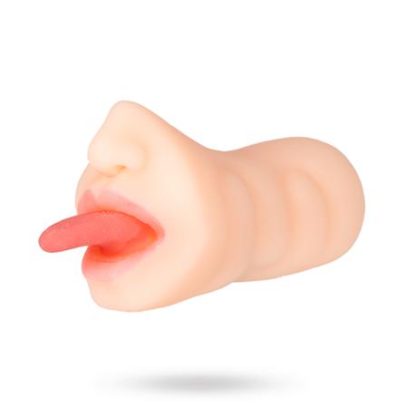 Swedens Finest: Miss Blowjob - Roterende Tunge + Varmefunksjon - Oppladbar - Sexleker Vuxen: Fleshlight, penisring, hylser & pumper
