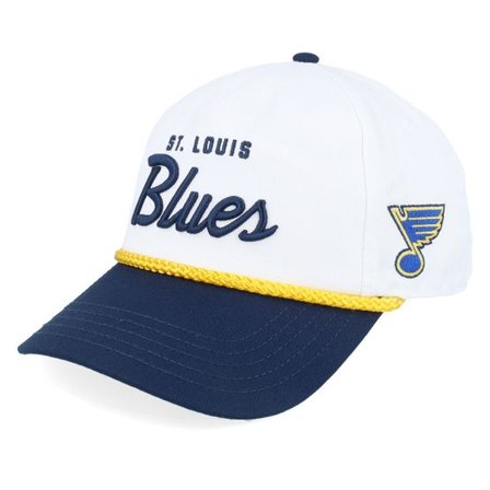 American Needle - Vit adjustable Keps - Roscoe White/Navy A-Frame Adjustable @ Hatstore