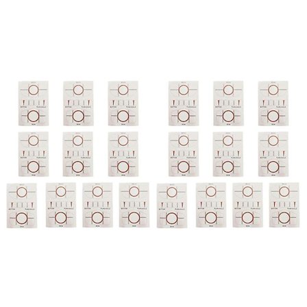 20 kpl/setti Golf Impact -tarrat Golf-mailakohde-tarrat Kohdetarra-teipit Driver Golf-swing-harjoittelijat