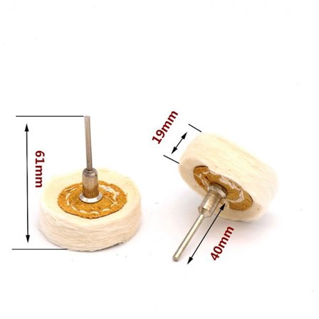 2 st polerskiva polerskiva B B