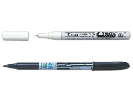 PILOT Märkpenna Super Color Extra Fine Marker permanent, svart - Lyreco - Kontorsmaterial - Pennor - Märkpennor - Rund spets