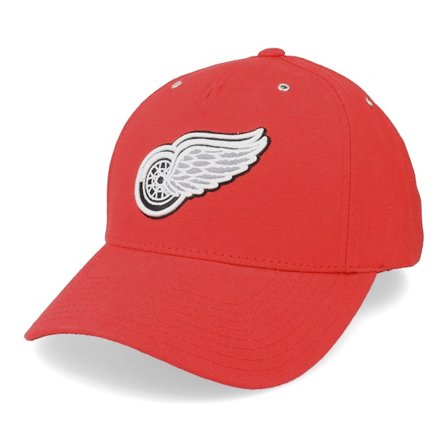 American Needle - NHL Rouge adjustable Casquette - Detroit Red Wings Brushed Canvas Red Adjustable @ Hatstore