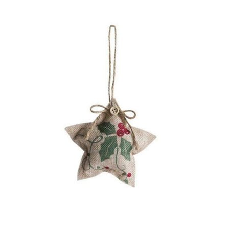 Julestjerne Vedhæng Juletræ Hængende Dekoration Festpynt [D]