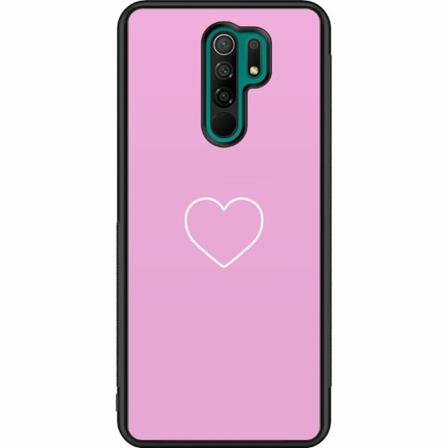 Xiaomi Redmi 9 Svart Skal Hjärta