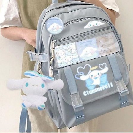 Ny Sanrio Kuromi Rygsæk Skuldertaske Pompompurin My Melody Studerende Skole Taske Stor Kapacitet Tegneserie Sød
