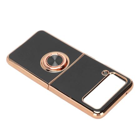 Älypuhelimen suojakotelo, auton magneettinen puhelinkotelo, jossa 360 asteen pyörivä sormenlenkkijalusta Z Flip 3:lle
