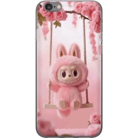 Kompatibel Mobilcover til Apple Apple iPhone 6 Monsterfigur sød kanin med lyserøde kinder