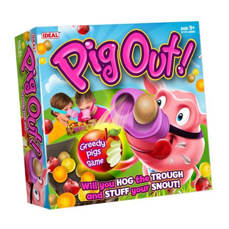 Griske Gris Spis-Alt Spil - Sjove Action Brætspil med Eliminering - Grisenæsespil