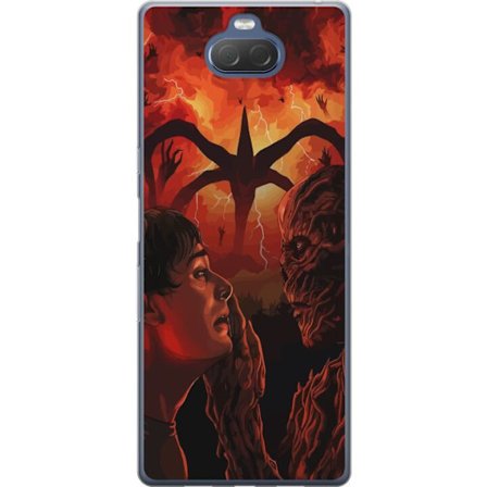 Kompatibelt Mobildeksel til Sony Xperia 10 Plus Eventyrlig moské i pastellfarger med hengende lykter, stjerner og halvmåne blant skyer