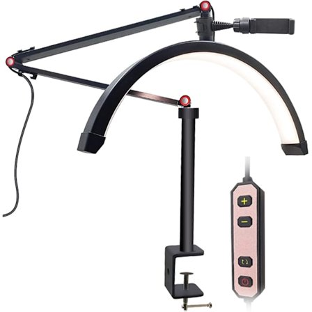 LED Halvmåne Lampe til Vipper, Tatoveringslampe, Kosmetologlampe, Bordlampe, Svingarmslampe, Vippelampe