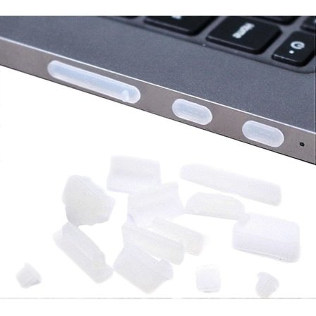 Dammskydd för Laptop, Mjuka Silikon Laptop USB Port Dammskydd - Universella Dammskydd 7-pack
