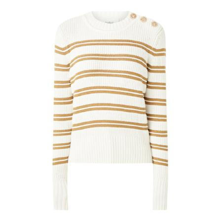 Ba&Sh, Sweater Biały, Kobieta, Rozmiar: L