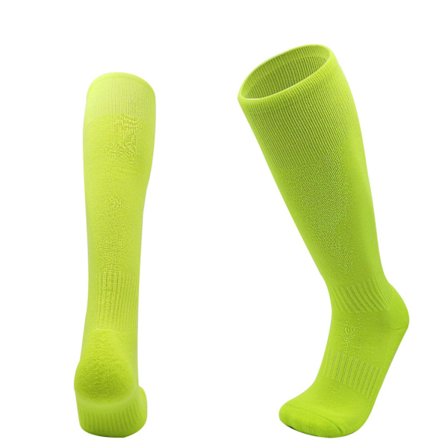 2 stk. Fodboldstrømper til børn, åndbare sportstilbehør, One Size Grøn