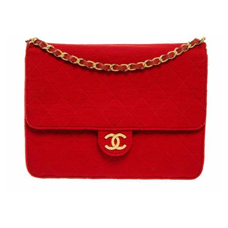 Chanel Vintage Pre-owned Shoulder Väska röd, Dam Vintage Väskor, Dam, Storlek: ONE SIZE