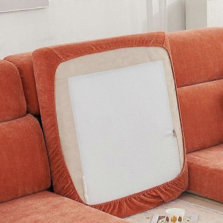 Eifloy Hög Stretch Sittdynöverdrag Individuell Dyna 2 3 4 Sits Sofföverdrag Chenille Möbelskydd För Katter Barn