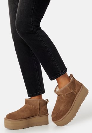 UGG Classic Ultra Miniplatform Chestnut Sko