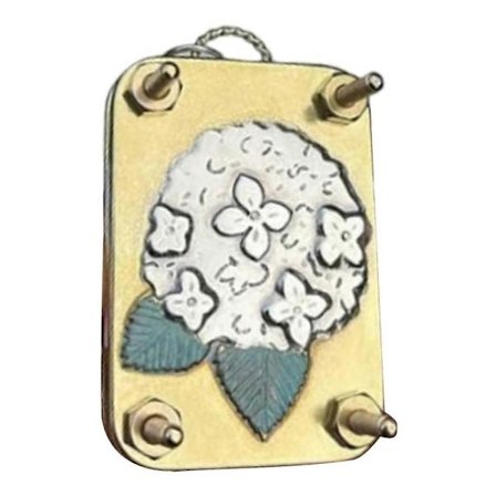 Mikro Blomsterpresse Sæt Bærbar Metal Blomsterpresse Værktøj med 10 Stykker Tørrepapir til Planter