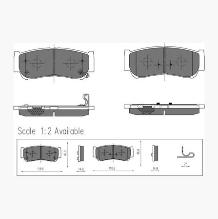 Bromsbelägg - Biltema