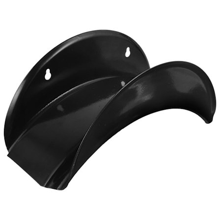 Slangkrok Väggmonterad Slanghållare Stativhållare Trädgårdsslang Metall Slangkrok (28X12,5cm, Svart)