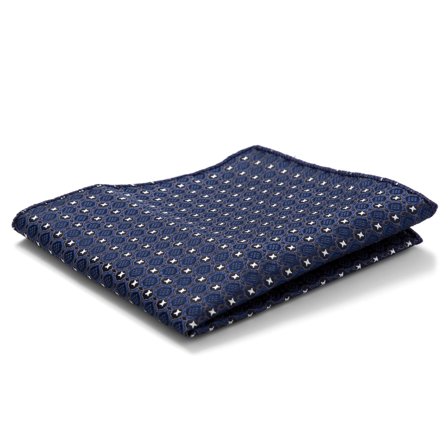 Fazzoletto da taschino blu stile affresco per uomini - Fazzoletti da taschino fantasia