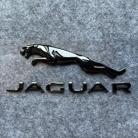 3D Metall Bil Främre Motorhuv Emblem Bakre Bagagelucka Märke Klistermärke Baklucka Dekoration För Jaguar XE XF XJ F-Pace F-Type X-Type S-Type