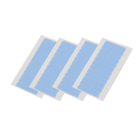 60 st/set Huddvävnadshårtillägg Lim Dubbelsidig Supertejpflik Skönhetsverktyg