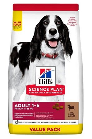 Hill's Science Plan Adult 1-6 Medium Lamb & Rice 2,5kg