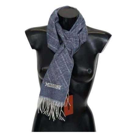 Missoni Scarves , Blauw , unisex , Maat: ONE Size Sjaals