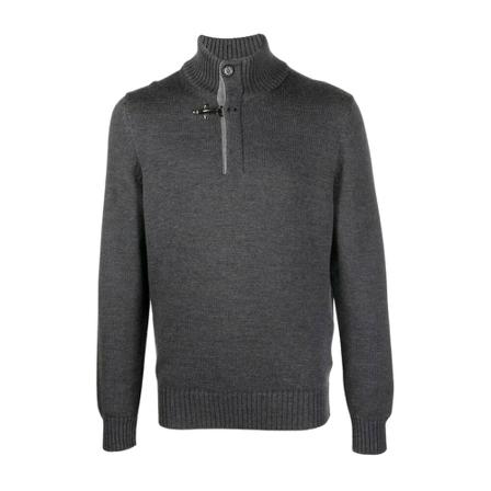 Fay Turtlenecks Grå, Herre Rullekraver