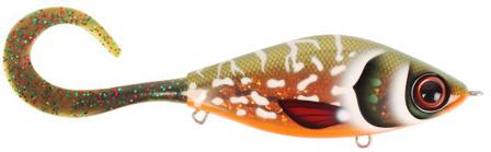 TrueGlide Guppie Down Size, 9cm, 35gr - Copper Pike - Mossgreen Glitte
