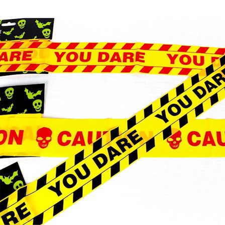Halloween Fright Tape Halloween Decoration Forsiktig Tape Fright