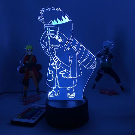 3D LED nattlampa Anime Naruto Hoshigaki Kisame