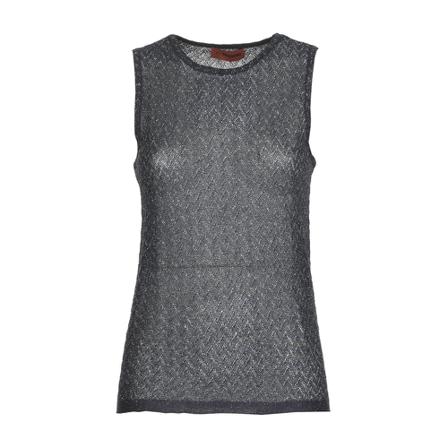 Missoni Sleeveless Tops Blå, Dame